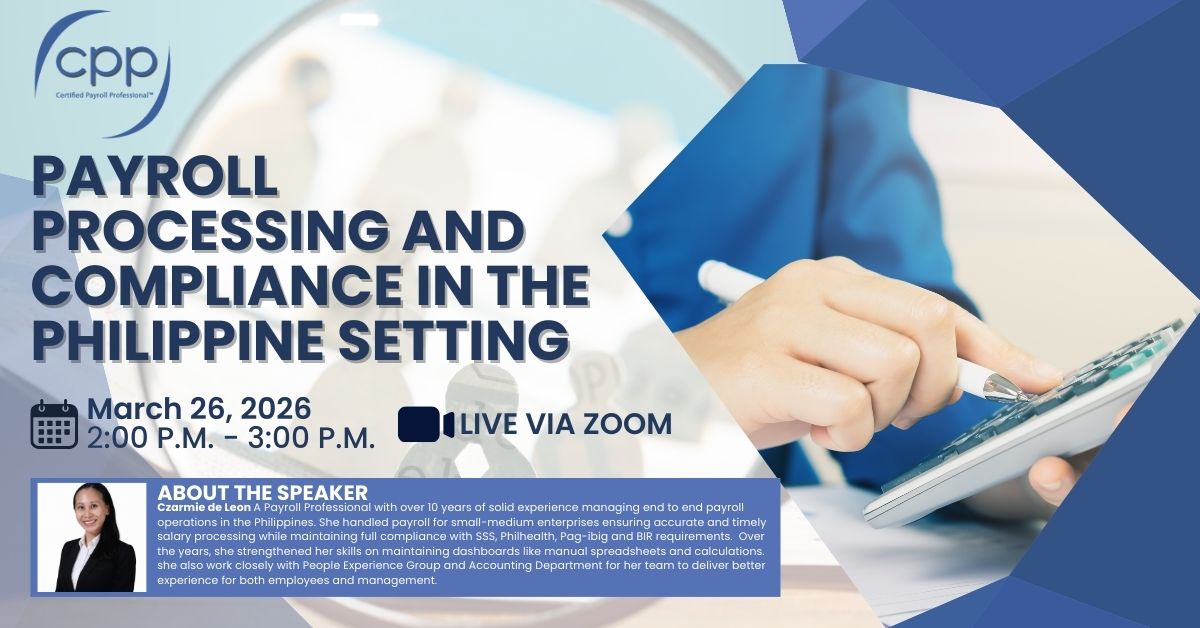 Payroll Processing and Compliance in the Philippines